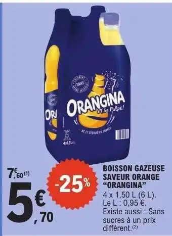 E.Leclerc ORANGINA offre