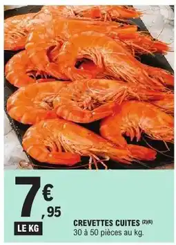 E.Leclerc CREVETTES CUITES offre