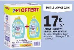 E.Leclerc LESSIVE LIQUIDE SUPER CROIX BY XTRA offre