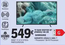 E.Leclerc Samsung TV QLED 55Q7F2B offre