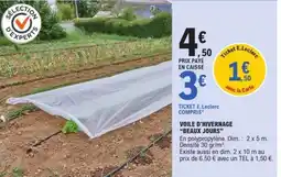 E.Leclerc Voile d'hivernage 'Beaux Jours' offre