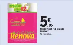 E.Leclerc ESSUIE-TOUT LA MAISON RENOVA offre