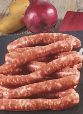U Express CHIPOLATAS FACON CHARCUTIERE OU MERGUEZ FACON CHARCUTIERE offre