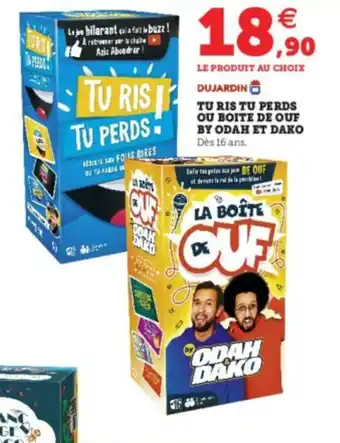 Hyper U Tu ris tu perds ou boîte de ouf offre