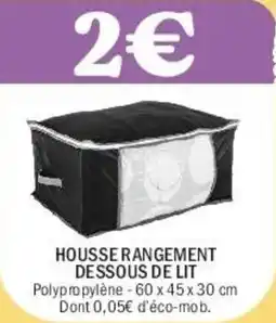 La Foir'Fouille Housse rangement dessous de lit offre