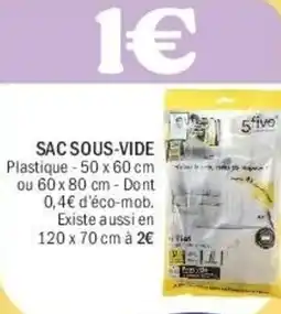 La Foir'Fouille Sac sous-vide offre