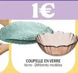 La Foir'Fouille Coupelle en verre offre
