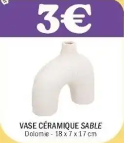 La Foir'Fouille Vase céramique sable offre