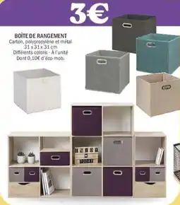 La Foir'Fouille Boîte de rangement offre