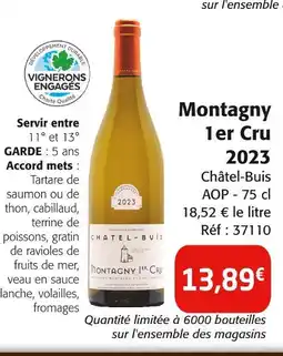 Colruyt Montagny 1er Cru 2023 offre