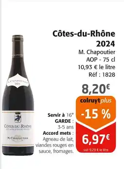 Colruyt Côtes-du-Rhône 2024 offre