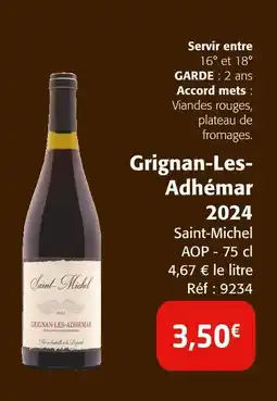 Colruyt SAINT-MICHEL Grignan-les-adhémar 2024 offre
