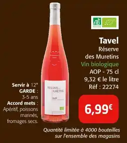 Colruyt RÉSERVE DES MURETINS Tavel offre