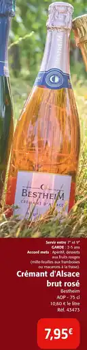 Colruyt Crémant d'alsace brut rosé offre