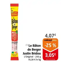 Colruyt JUSTIN BRIDOU Le Bâton de Berger offre