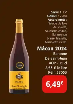 Colruyt Mâcon 2024 offre