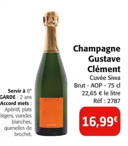 Colruyt Champagne gustave clément offre
