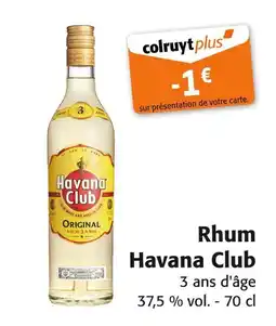 Colruyt HANANA CLUB Rhum offre