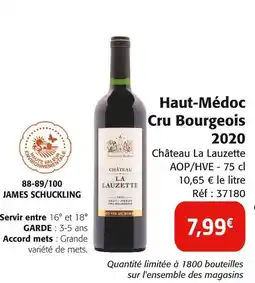 Colruyt Haut-Médoc Cru Bourgeois 2020 offre
