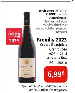 Colruyt Brouilly 2023 offre