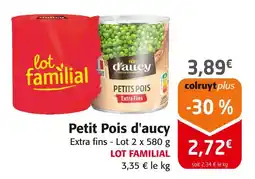Colruyt D'AUCY Petit Pois offre
