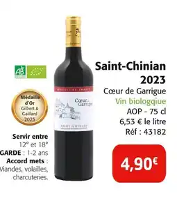 Colruyt Saint-Chinian 2023 offre