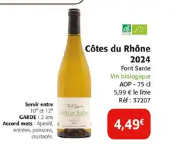 Colruyt Côtes du Rhône 2024 offre