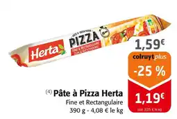 Colruyt HERTA Pâte à Pizza offre