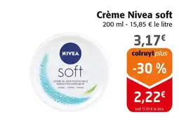 Colruyt Crème Nivea soft offre