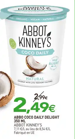 naturéO ABBOT KINNEY'S ABBO COCO DAILY DELIGHT 350 ML offre