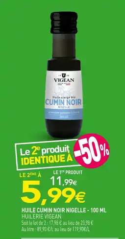 naturéO Huilerie Vigean Huile cumin noir nigelle offre