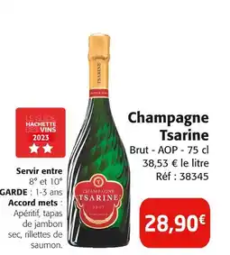 Colruyt TSARINE Champagne Tsarine offre