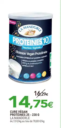 naturéO LA MANDORLE Cure végan protéines 25 - 230 g offre