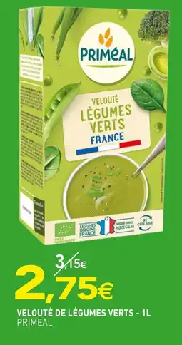 naturéO PRIMEAL Velouté de légumes verts - 1L offre