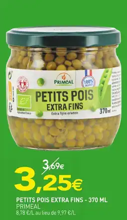 naturéO PRIMEAL Petits pois extra fins - 370 ml offre