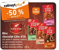 Colruyt Côte d'Or Bloc chocolat offre