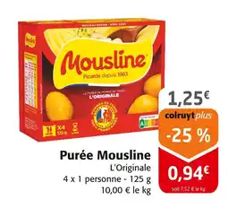 Colruyt Purée mousline offre