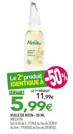 naturéO Melvita Huile de Ricin offre