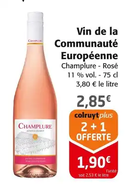 Colruyt CHAMPLURE Vin de la communauté européenne offre