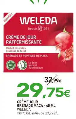 naturéO WELEDA Crème jour grenade maca - 40 ml offre