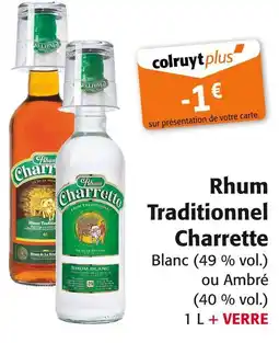 Colruyt Charrette Rhum Traditionnel offre