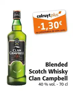 Colruyt Clan Campbell Blended Scotch Whisky offre
