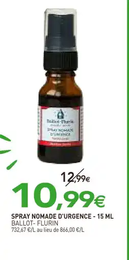 naturéO BALLOT-FLURIN Spray nomade d'urgence offre