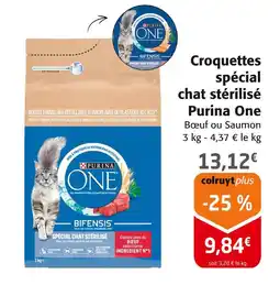 Colruyt PURINA ONE Croquettes spécial chat stérilisé offre