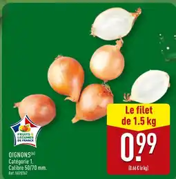ALDI Oignons offre