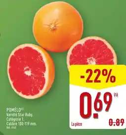 ALDI POMÉLO offre