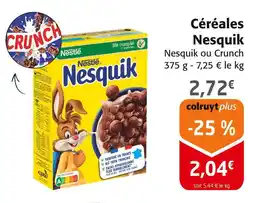 Colruyt NESTLÉ Céréales nesquik offre