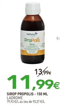 naturéO LADROME Sirop propolis - 150 ml offre