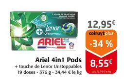 Colruyt ARIEL 4in1 Pods offre