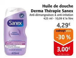 Colruyt SANEX Huile de douche Derma Thérapie Sanex offre